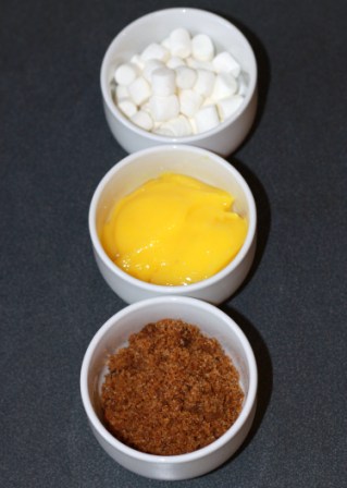 Marshmallows, Lemon Curd, and Graham Crumbs