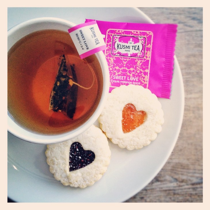 Sweet Love Kusmi Tea Linzer Cookies