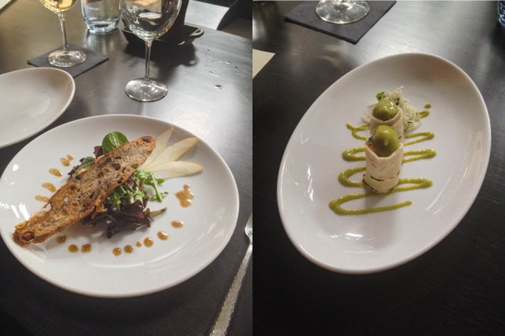 Bidwell Pear Gorgonzola Salad Lobster Taco