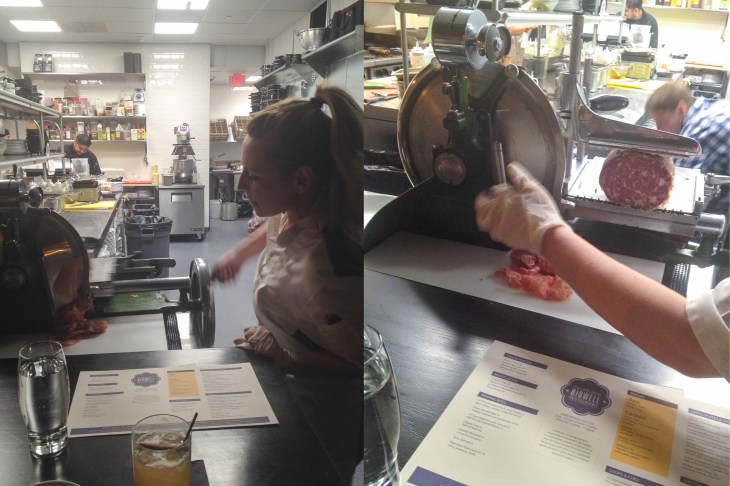 Vintage Hand Cranked Meat Slicer