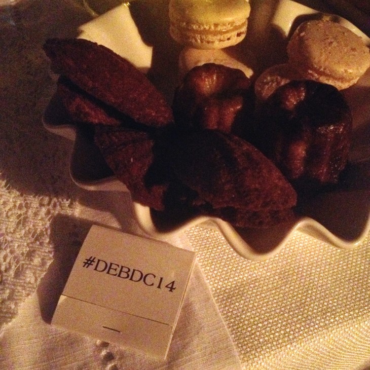 Desserts: madeleines, macarons, and caneles