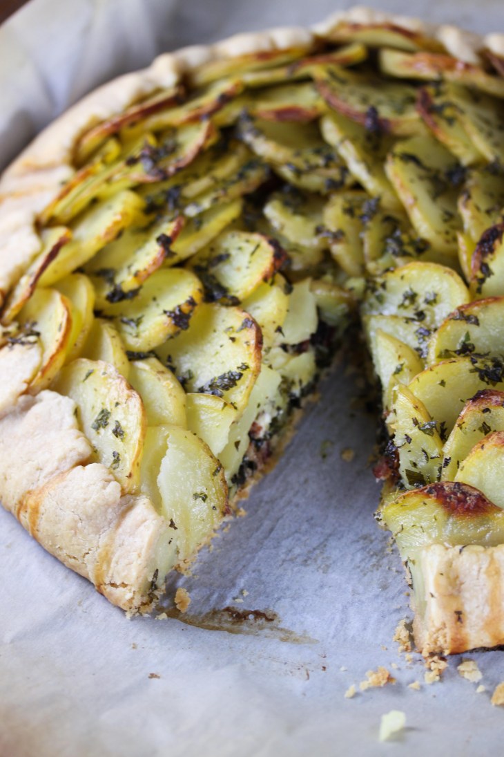 Kale and Potato Galette 1