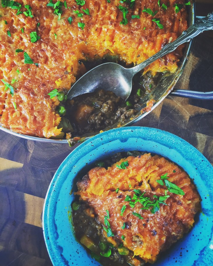 shepherd's pie with butternut squash topping