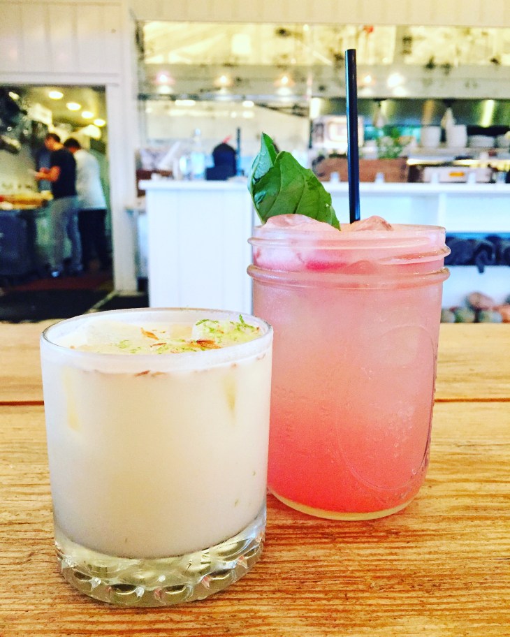 Pre-dinner Cocktails at Malibu Farm